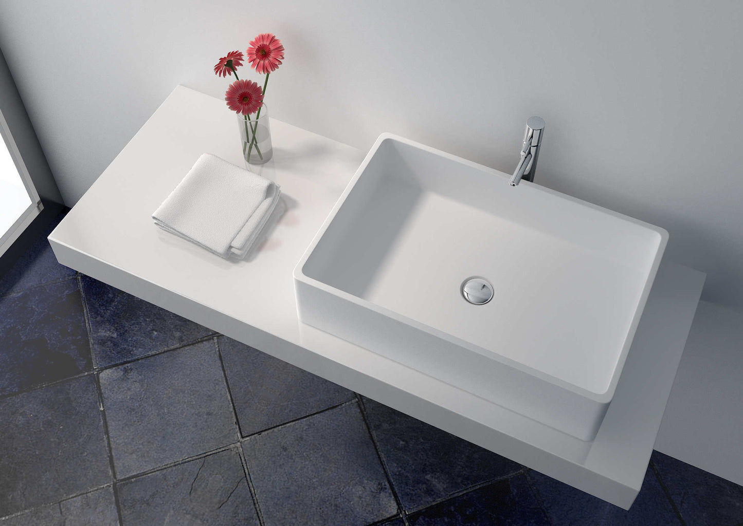 Solid Surface Countertop Basin JZ9009 by Jingzun | Souqify