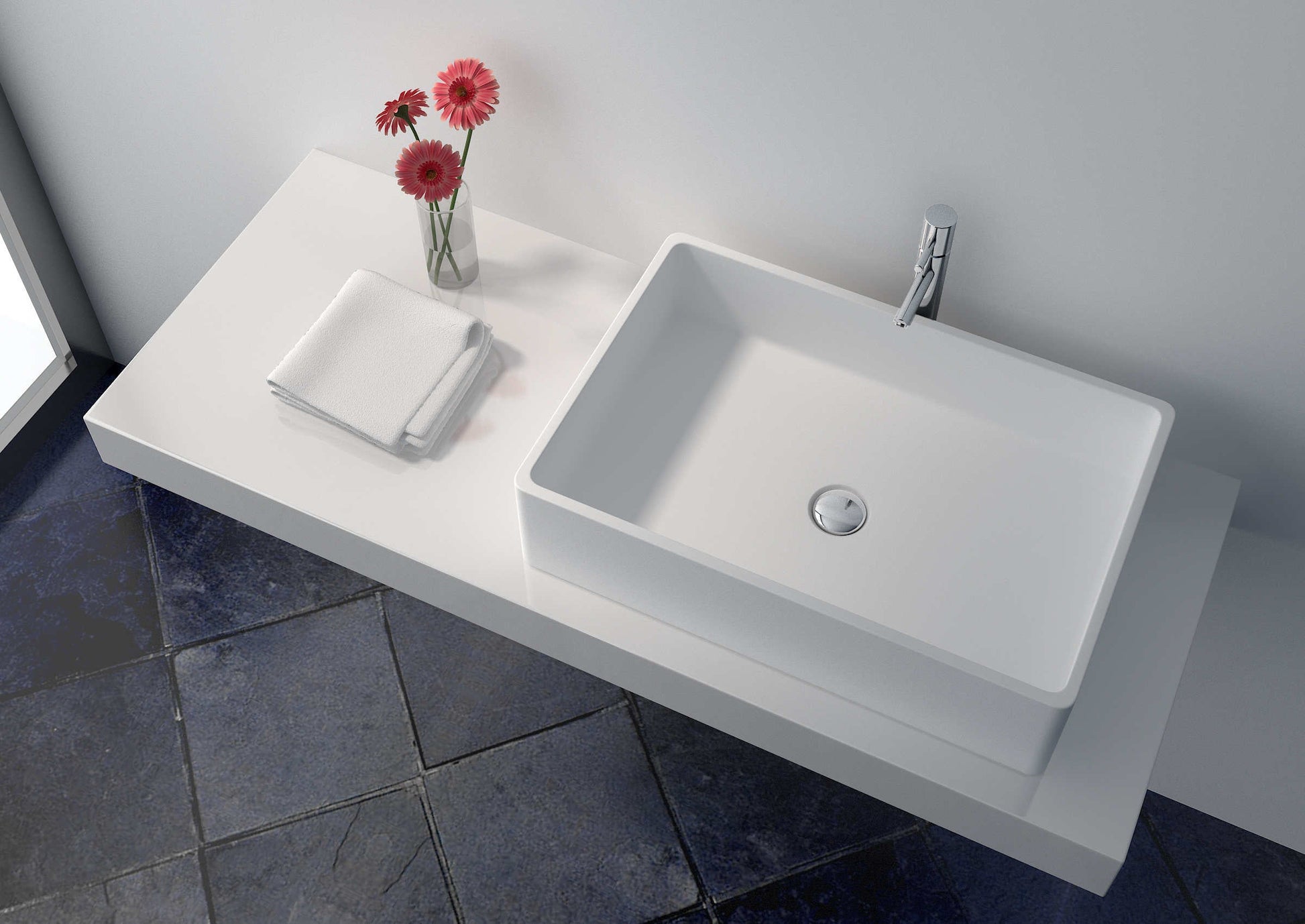 Solid Surface Countertop Basin JZ9009 by Jingzun | Souqify