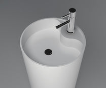 Solid Surface Freestanding Basin JZ2002 by Jingzun | Souqify