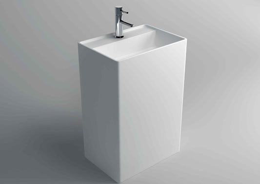 Solid Surface Freestanding Basin JZ2004 by Jingzun | Souqify