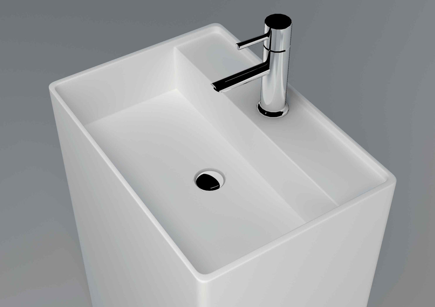 Solid Surface Freestanding Basin JZ2004 by Jingzun | Souqify