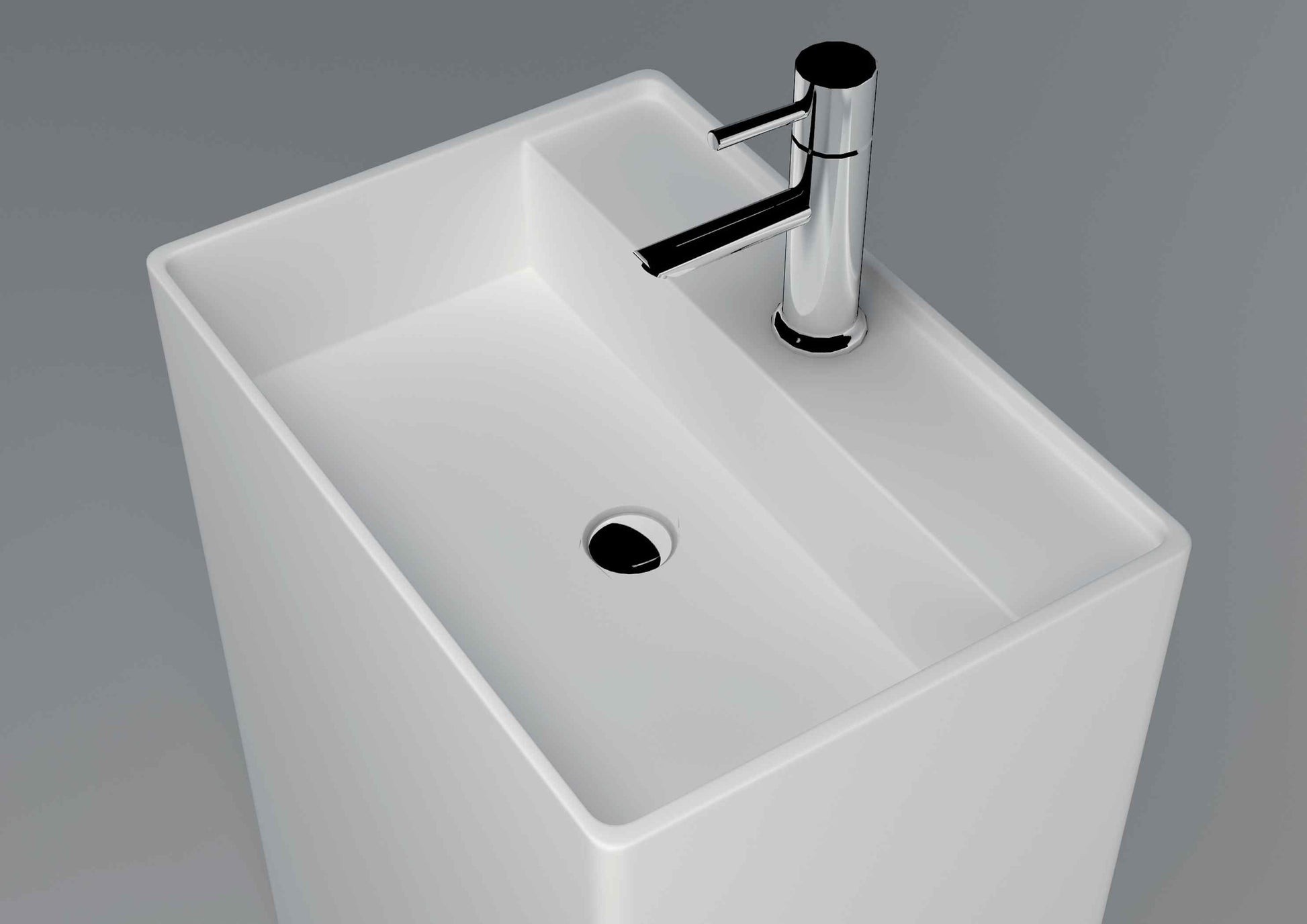 Solid Surface Freestanding Basin JZ2004 by Jingzun | Souqify
