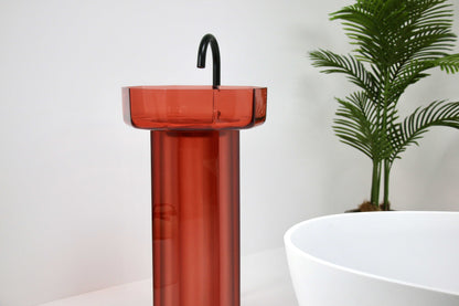 Solid Surface Freestanding Basin JZ2025 by Jingzun | Souqify