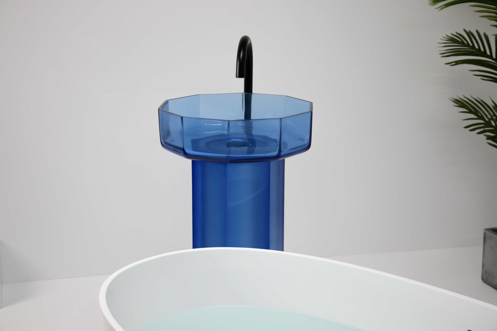 Solid Surface Freestanding Basin JZ2025 by Jingzun | Souqify