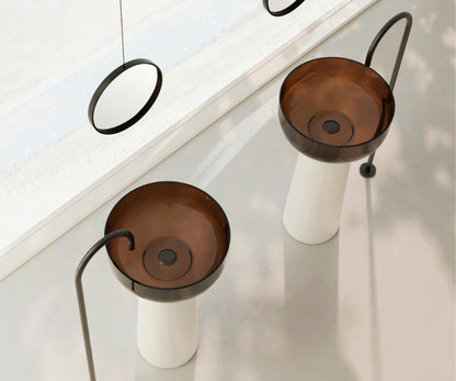 Solid Surface Freestanding Basin JZ2027 by Jingzun | Souqify