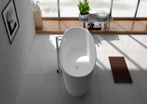 Solid Surface Freestanding Bathtub JZ8602 by Jingzun | Souqify