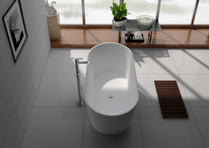 Solid Surface Freestanding Bathtub JZ8606 by Jingzun | Souqify