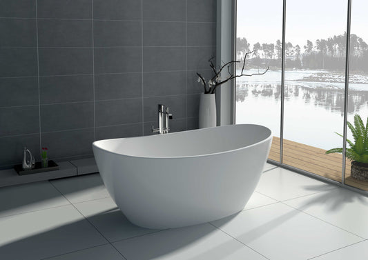 Solid Surface Freestanding Bathtub JZ8611 by Jingzun | Souqify