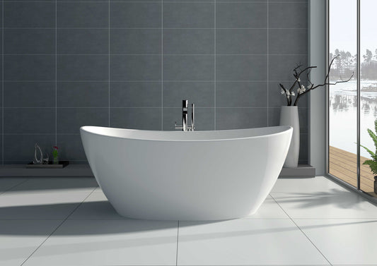 Solid Surface Freestanding Bathtub JZ8611 by Jingzun | Souqify