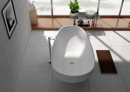 Solid Surface Freestanding Bathtub JZ8616 by Jingzun | Souqify
