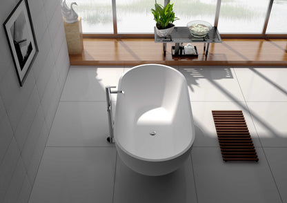 Solid Surface Freestanding Bathtub JZ8619 by Jingzun | Souqify