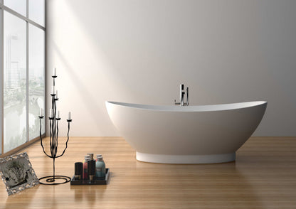 Solid Surface Freestanding Bathtub JZ8620 by Jingzun | Souqify