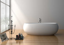 Solid Surface Freestanding Bathtub JZ8622 by Jingzun | Souqify