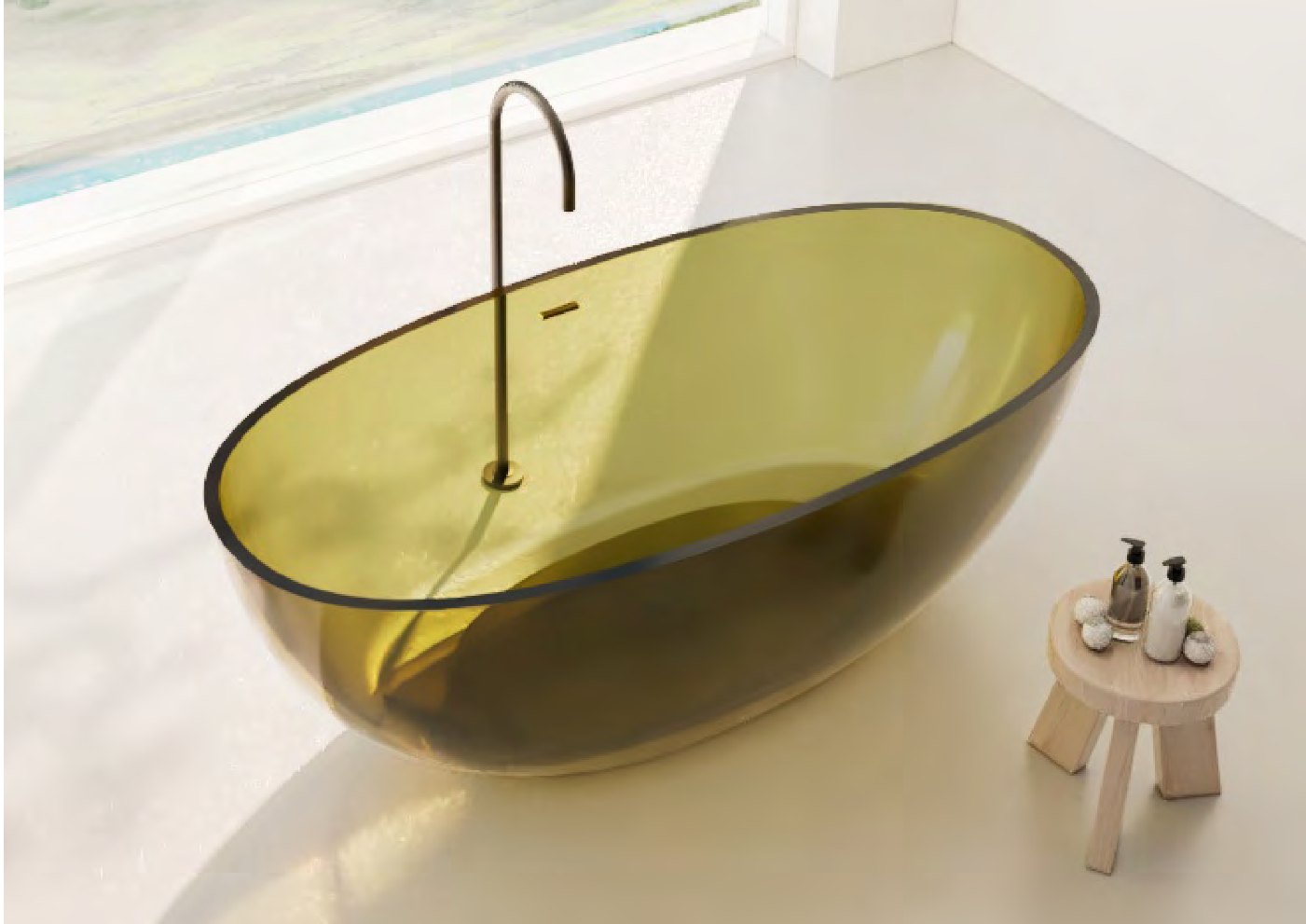 Solid Surface Freestanding Bathtub JZ8628 by Jingzun | Souqify