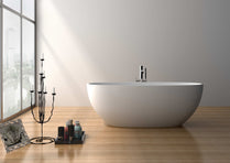 Solid Surface Freestanding Bathtub JZ8628 by Jingzun | Souqify