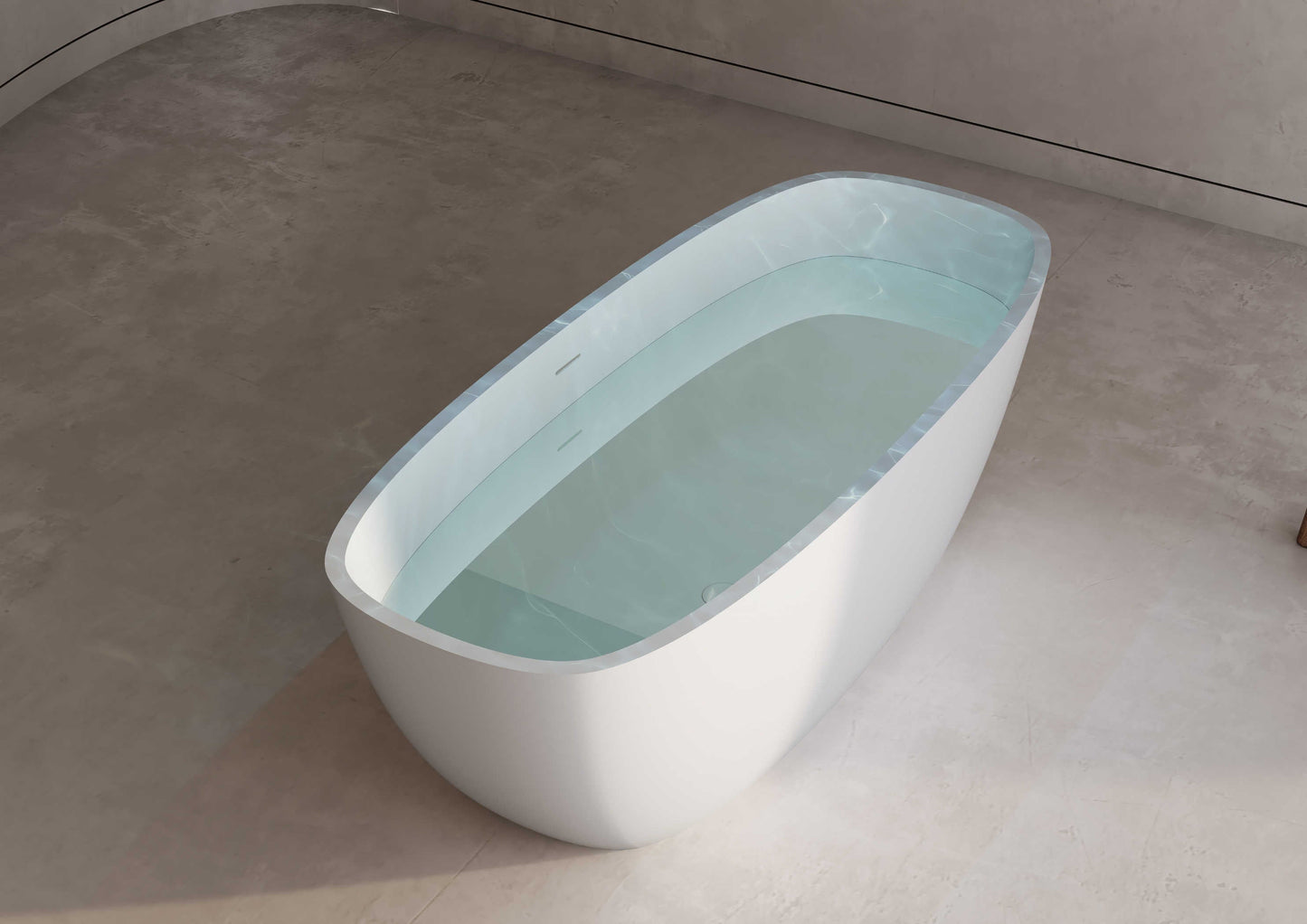 Solid Surface Freestanding Bathtub JZ8630 by Jingzun | Souqify