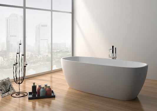 Solid Surface Freestanding Bathtub JZ8632 by Jingzun | Souqify