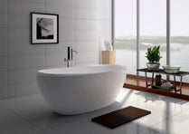 Solid Surface Freestanding Bathtub JZ8639 by Jingzun | Souqify