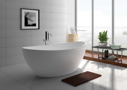Solid Surface Freestanding Bathtub JZ8643 by Jingzun | Souqify