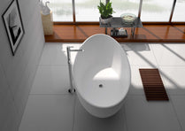 Solid Surface Freestanding Bathtub JZ8643 by Jingzun | Souqify