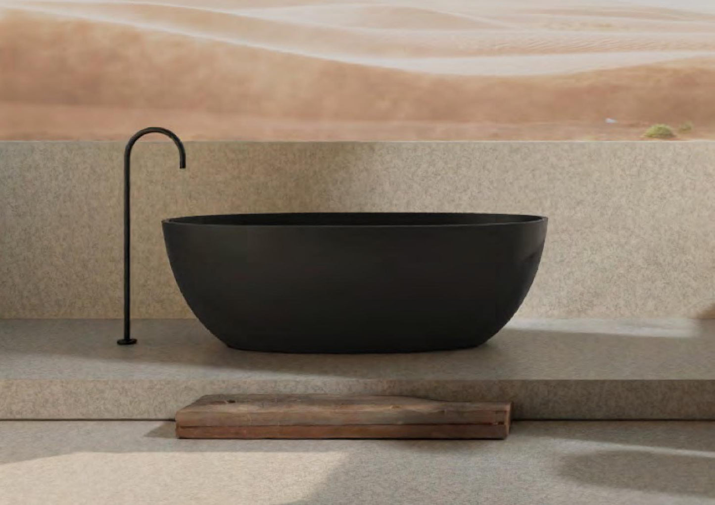 Solid Surface Freestanding Bathtub JZ8647 by Jingzun | Souqify