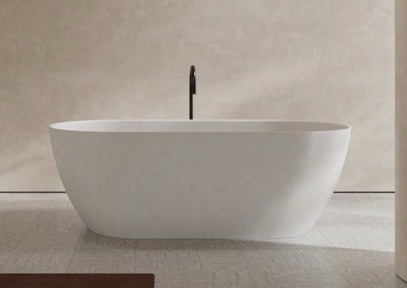 Solid Surface Freestanding Bathtub JZ8670 by Jingzun | Souqify