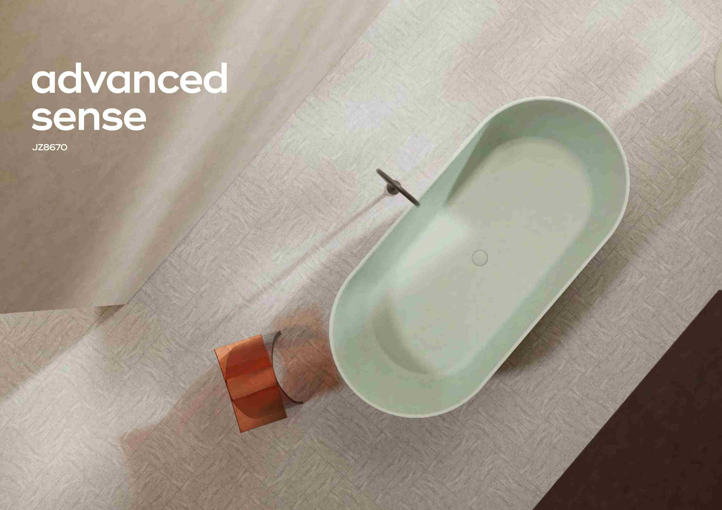 Solid Surface Freestanding Bathtub JZ8670 by Jingzun | Souqify