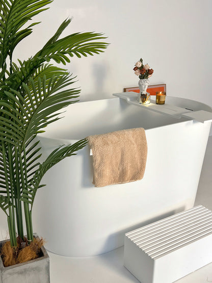 Solid Surface Freestanding Bathtub JZ8673 by Jingzun | Souqify
