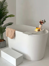 Solid Surface Freestanding Bathtub JZ8673 by Jingzun | Souqify