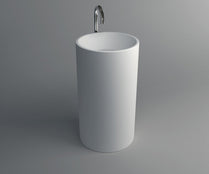 Solid Surface Pedestal Freestanding Basin JZ2011 by Jingzun | Souqify