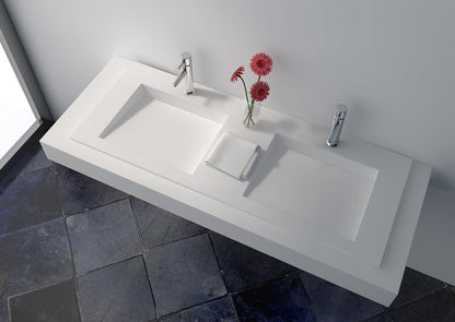 Solid Surface Wall-hung Seamless Basin JZ1035 by Jingzun | Souqify