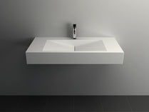 Solid Surface Wall Mount Bathroom Basin JZ1037 by Jingzun | Souqify