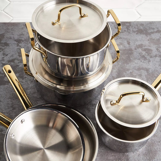 Harrisa 8-Piece Stainless Steel Cookware Set