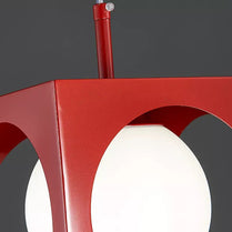 Sputnik Style Space Age Ceiling Lamp German Lamp 70s Midcentury Red Pendant Lights Glass Bulbs Living Room Bedroom Chandeliers by Zhongsan | Souqify