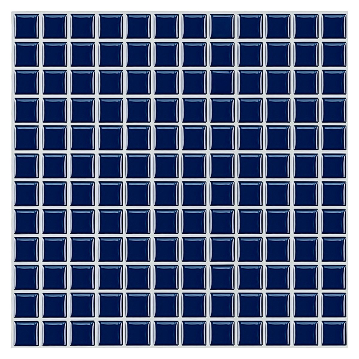 Square Blue Vinyl Tile by Vivid Tiles | Souqify