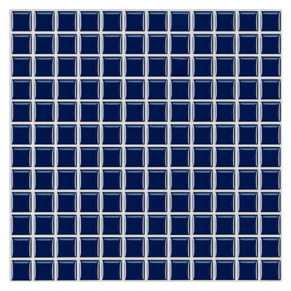 Square Blue Vinyl Tile by Vivid Tiles | Souqify