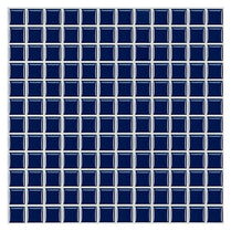 Square Blue Vinyl Tile by Vivid Tiles | Souqify