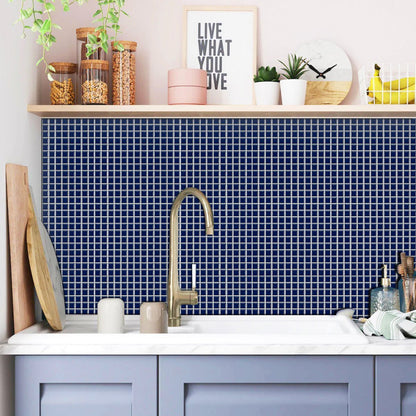 Square Blue Vinyl Tile by Vivid Tiles | Souqify