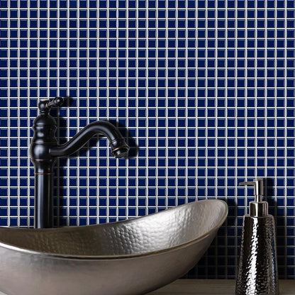 Square Blue Vinyl Tile by Vivid Tiles | Souqify