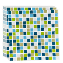 Square Blue White Yellow Vinyl Tile by Vivid Tiles | Souqify