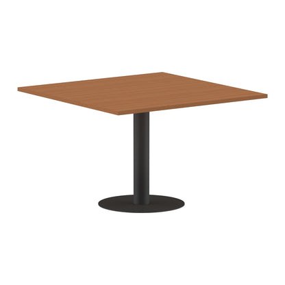 SQUARE SHAPE MEETING TABLE, MADE IN E1 LAMINATE CHIPBOPARD, WITH METAL LEG by Treejar | Souqify