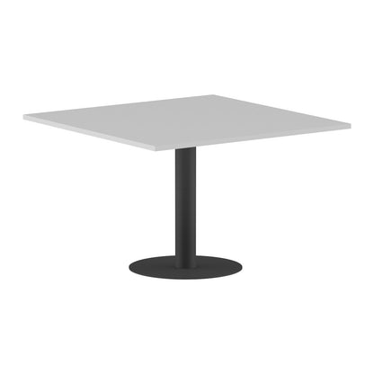 SQUARE SHAPE MEETING TABLE, MADE IN E1 LAMINATE CHIPBOPARD, WITH METAL LEG by Treejar | Souqify