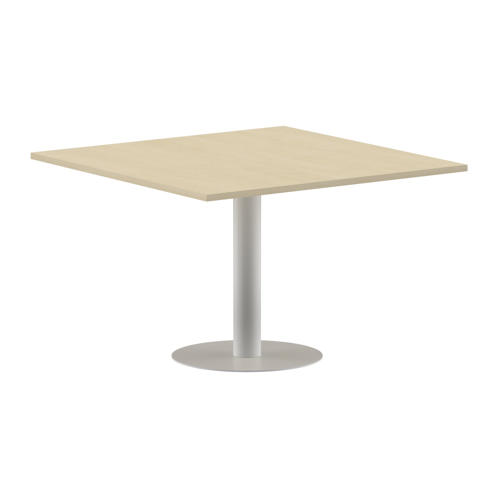 SQUARE SHAPE MEETING TABLE, MADE IN E1 LAMINATE CHIPBOPARD, WITH METAL LEG by Treejar | Souqify