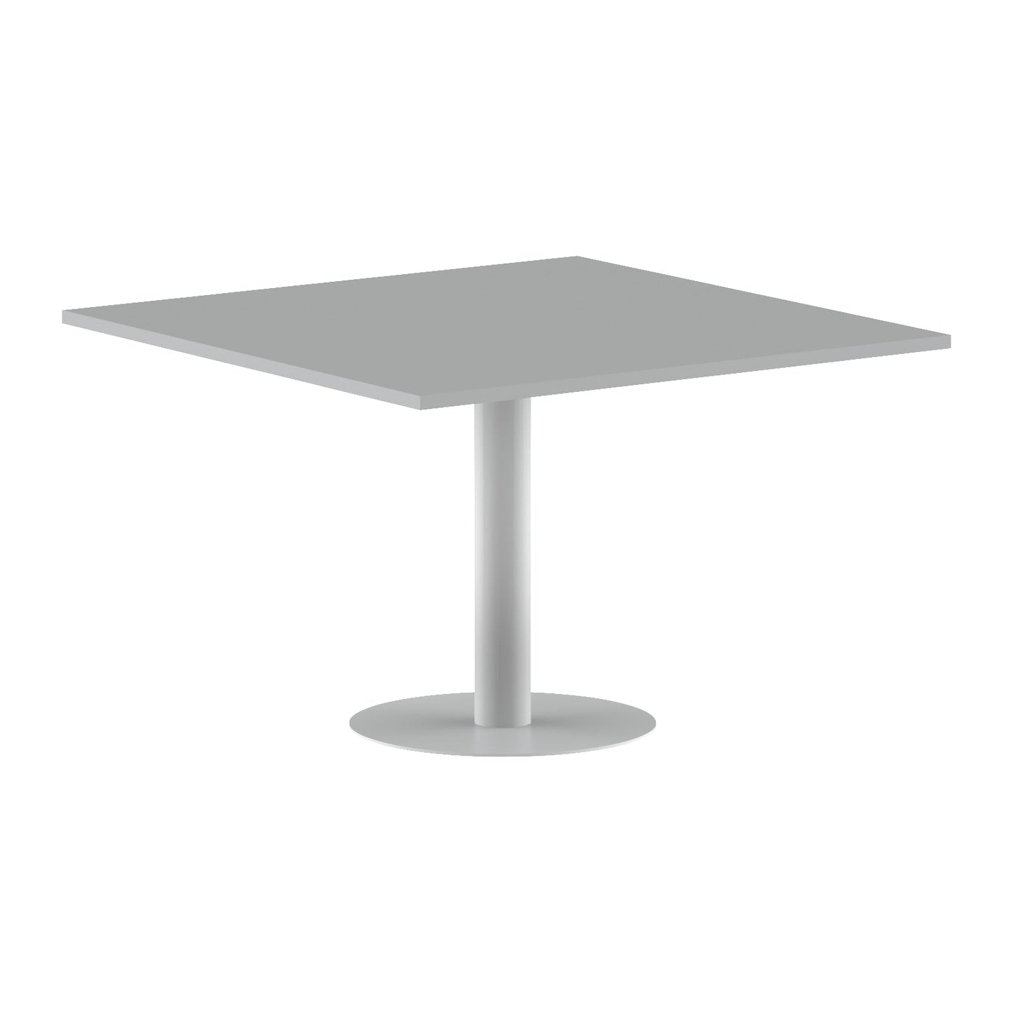SQUARE SHAPE MEETING TABLE, MADE IN E1 LAMINATE CHIPBOPARD, WITH METAL LEG by Treejar | Souqify