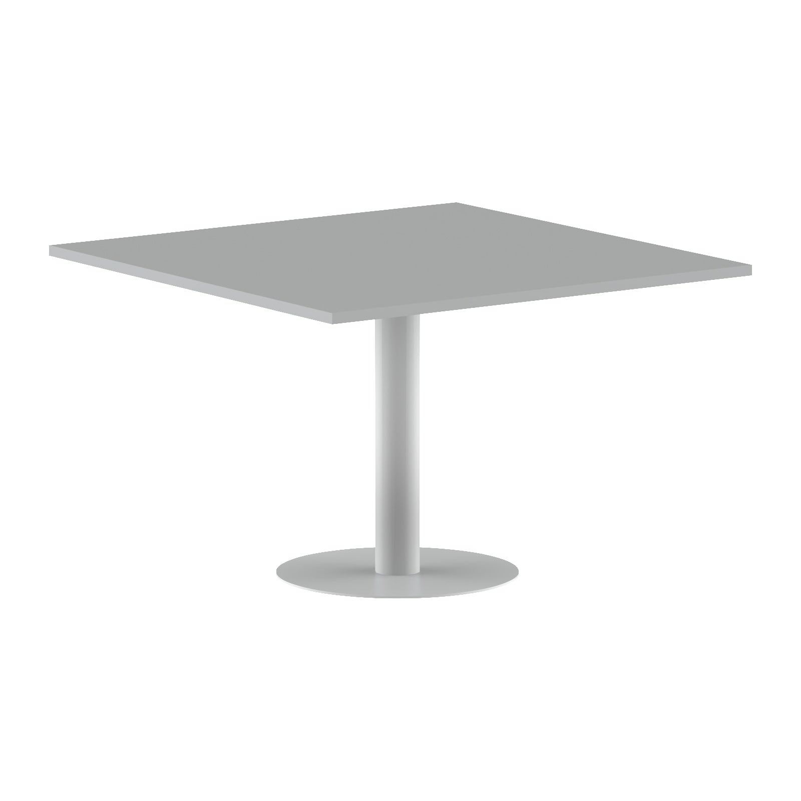 SQUARE SHAPE MEETING TABLE, MADE IN E1 LAMINATE CHIPBOPARD, WITH METAL LEG by Treejar | Souqify