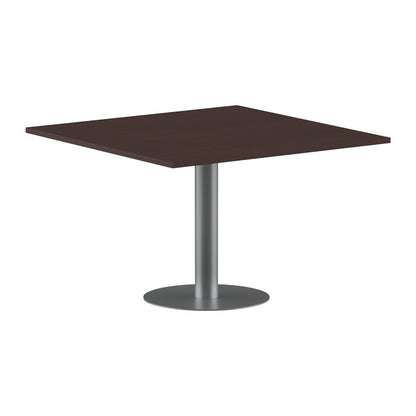 SQUARE SHAPE MEETING TABLE, MADE IN E1 LAMINATE CHIPBOPARD, WITH METAL LEG by Treejar | Souqify