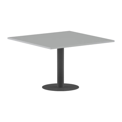 SQUARE SHAPE MEETING TABLE, MADE IN E1 LAMINATE CHIPBOPARD, WITH METAL LEG by Treejar | Souqify