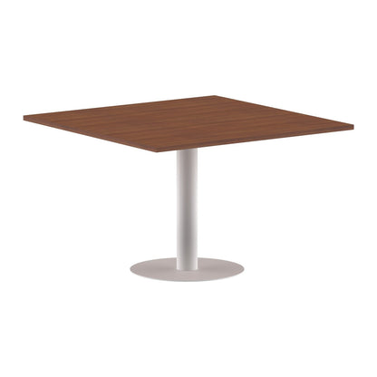 SQUARE SHAPE MEETING TABLE, MADE IN E1 LAMINATE CHIPBOPARD, WITH METAL LEG by Treejar | Souqify