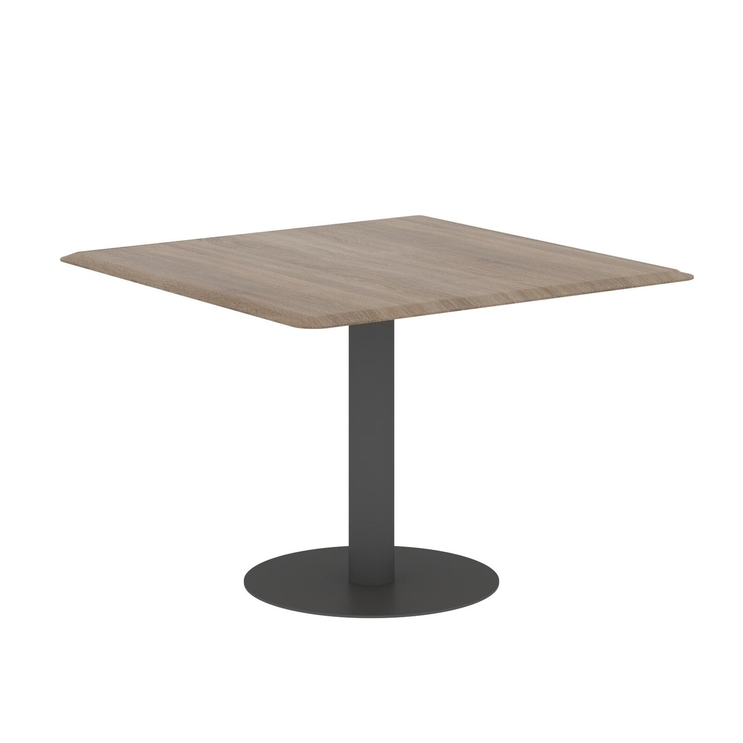 SQUARE SHAPE MEETING TABLE, MADE IN E1 LAMINATE CHIPBOPARD, WITH METAL LEG by Treejar | Souqify