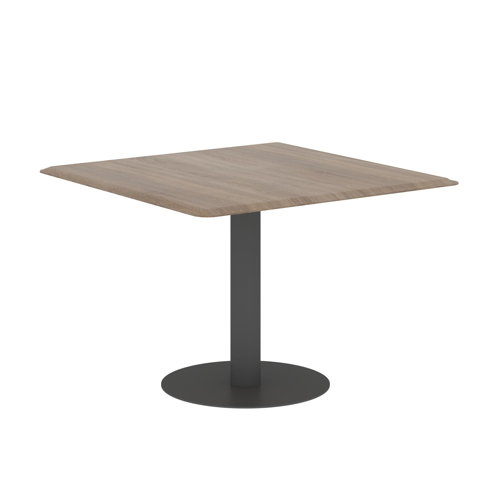 SQUARE SHAPE MEETING TABLE, MADE IN E1 LAMINATE CHIPBOPARD, WITH METAL LEG by Treejar | Souqify